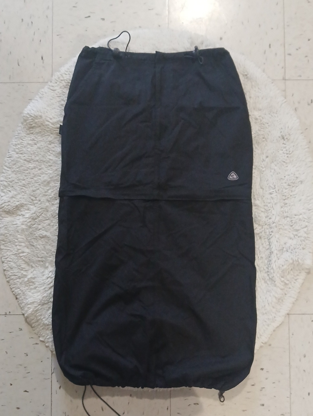 Nike ACG Black Women's Nylon Convertible Drawstring Skirt